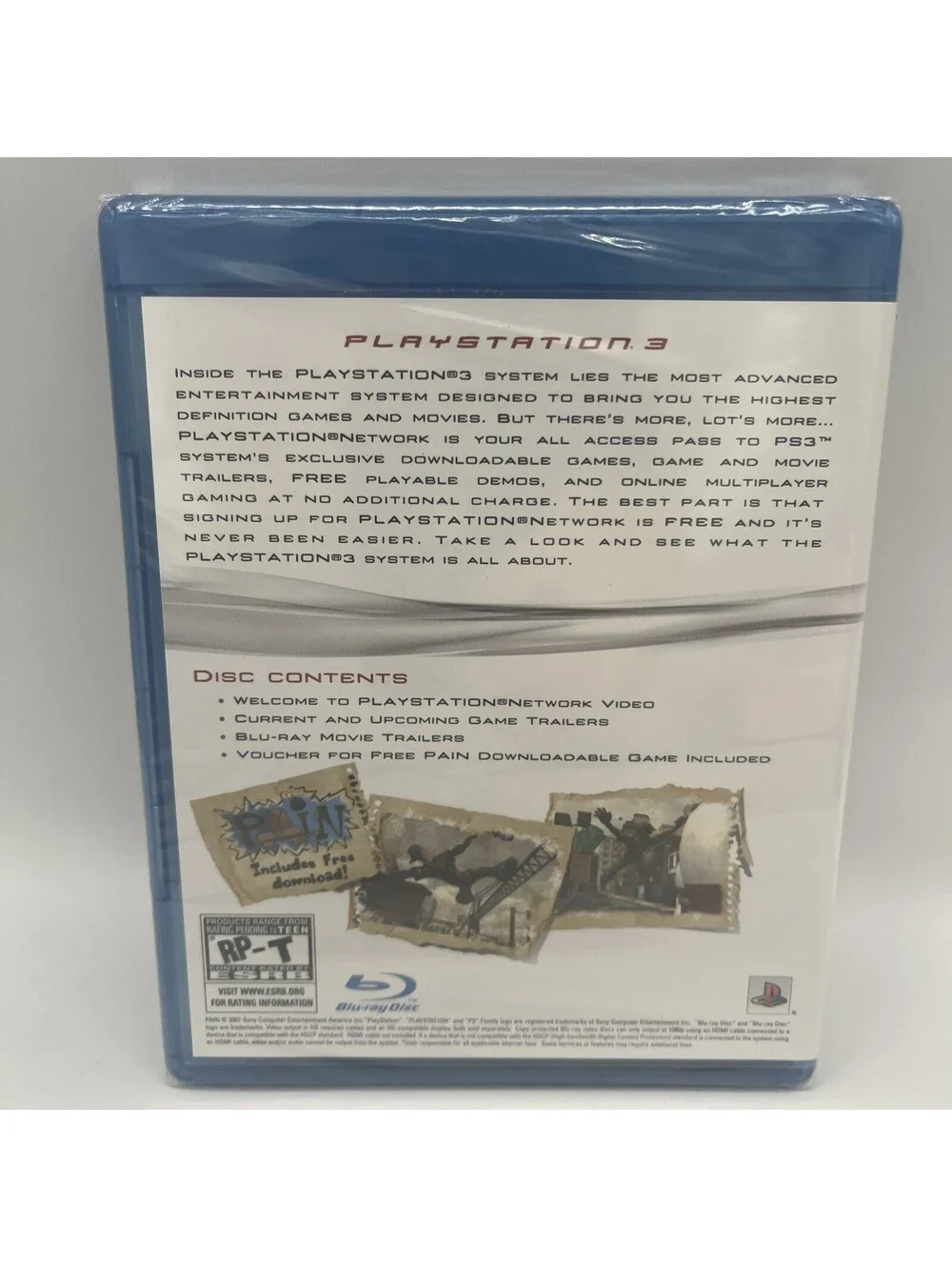 PS3 Blu-ray Disc Welcome to Playstation 3 & Playstation Network New Sealed
